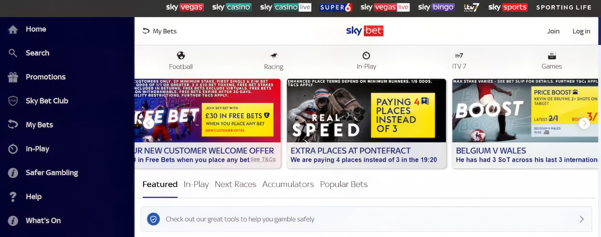 Sky Bet Casino